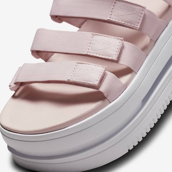 Nike Icon Klassische Sandalen Damen Rosa Rosa Weiß | NK304NBS