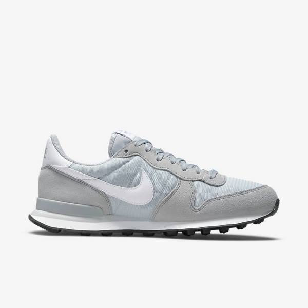 Nike Internationalist Sneakers Damen Grau Platin Schwarz Weiß | NK617RAY