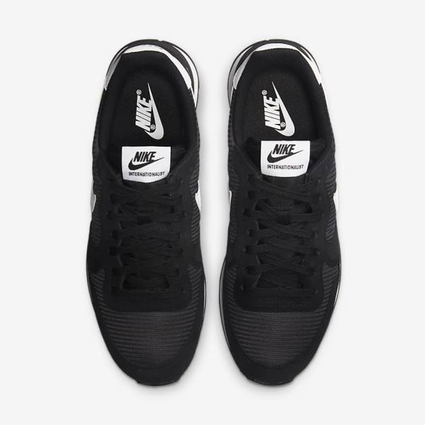 Nike Internationalist Sneakers Damen Schwarz Dunkelgrau Weiß | NK648FOA