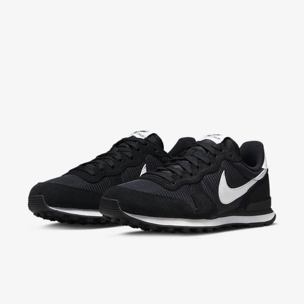 Nike Internationalist Sneakers Damen Schwarz Dunkelgrau Weiß | NK648FOA