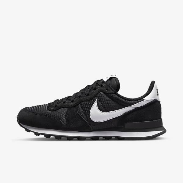 Nike Internationalist Sneakers Damen Schwarz Dunkelgrau Weiß | NK648FOA