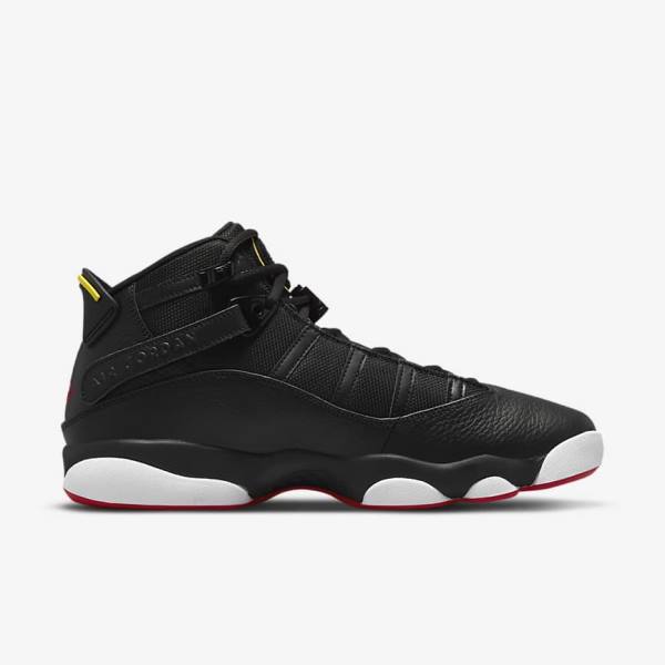 Nike Jordan 6 Rings Jordan Schuhe Herren Schwarz Weiß Gelb Rot | NK783UNB