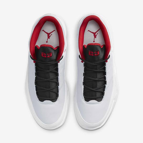 Nike Jordan Max Aura 3 Jordan Schuhe Herren Weiß Platin Schwarz Rot | NK830GOA