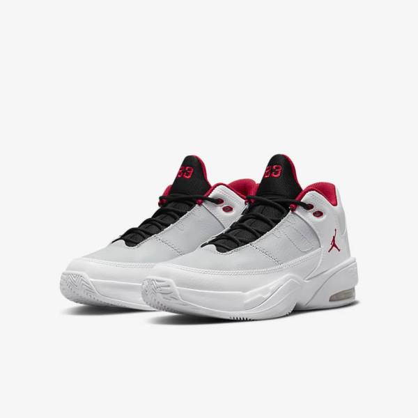 Nike Jordan Max Aura 3 Older Sneakers Kinder Weiß Platin Schwarz Rot | NK695CQO
