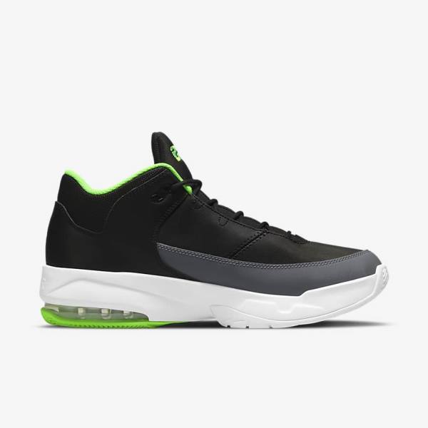 Nike Jordan Max Aura 3 Sneakers Herren Schwarz Grau Weiß Grün | NK106DTH