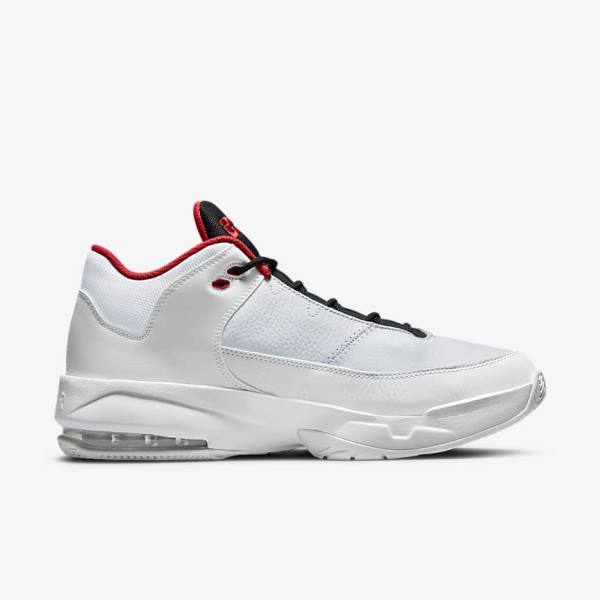 Nike Jordan Max Aura 3 Sneakers Herren Weiß Platin Schwarz Rot | NK853EAN