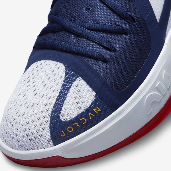 Nike Jordan Zoom Separate Basketballschuhe Herren Navy Gold | NK762CQN