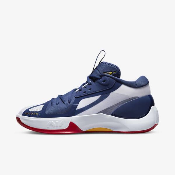 Nike Jordan Zoom Separate Basketballschuhe Herren Navy Gold | NK762CQN