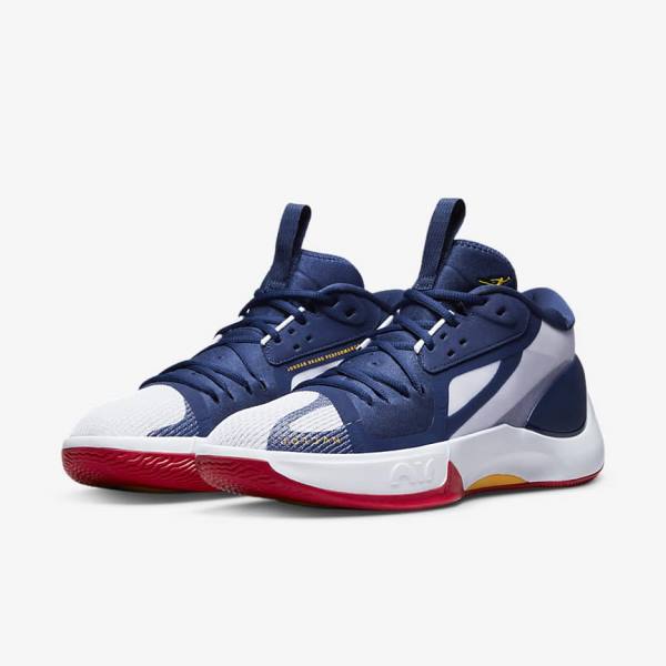 Nike Jordan Zoom Separate Jordan Schuhe Herren Navy Gold | NK851GSW