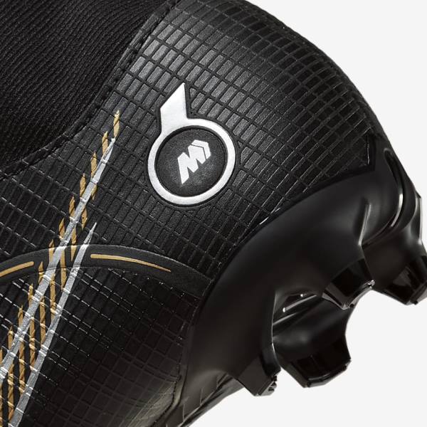 Nike Jr. Mercurial Superfly 8 Academy MG Older Multi-Ground Fußballschuhe Kinder Metal Metal Gold | NK574PAI