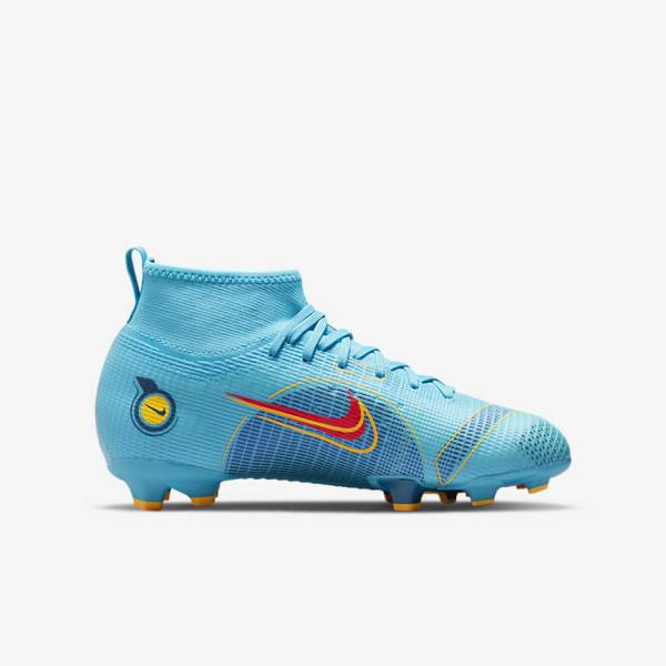 Nike Jr. Mercurial Superfly 8 Pro FG Younger and Older Firm-Grounds Fußballschuhe Kinder Orange | NK502HKL