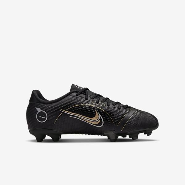 Nike Jr. Mercurial Vapor 14 Academy MG Older Multi-Ground Fußballschuhe Kinder Metal Metal Gold | NK184GWK