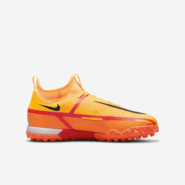 Nike Jr. Phantom GT2 Academy Dynamic Fit TF Older Turf Fußballschuhe Kinder Orange | NK618IDH