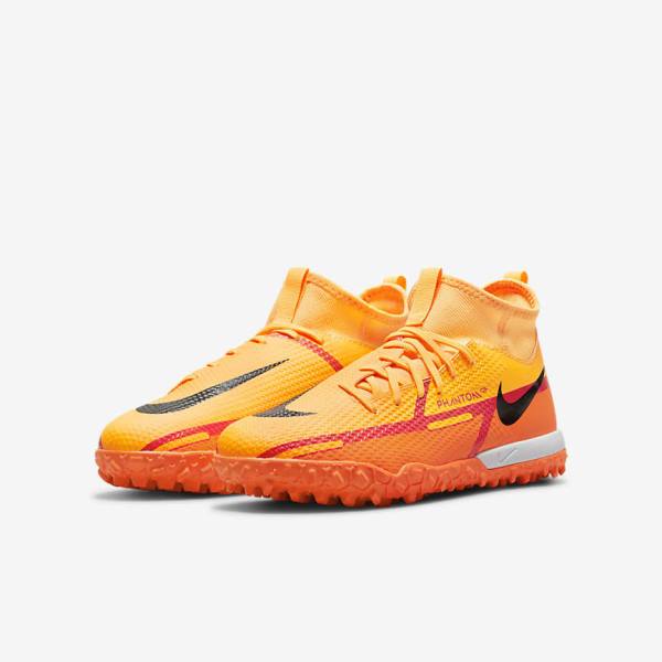 Nike Jr. Phantom GT2 Academy Dynamic Fit TF Older Turf Fußballschuhe Kinder Orange | NK618IDH