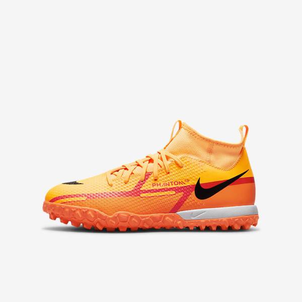 Nike Jr. Phantom GT2 Academy Dynamic Fit TF Older Turf Fußballschuhe Kinder Orange | NK618IDH