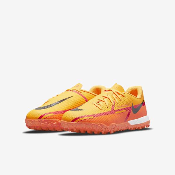 Nike Jr. Phantom GT2 Academy TF Older Turf Fußballschuhe Kinder Orange | NK017IFH