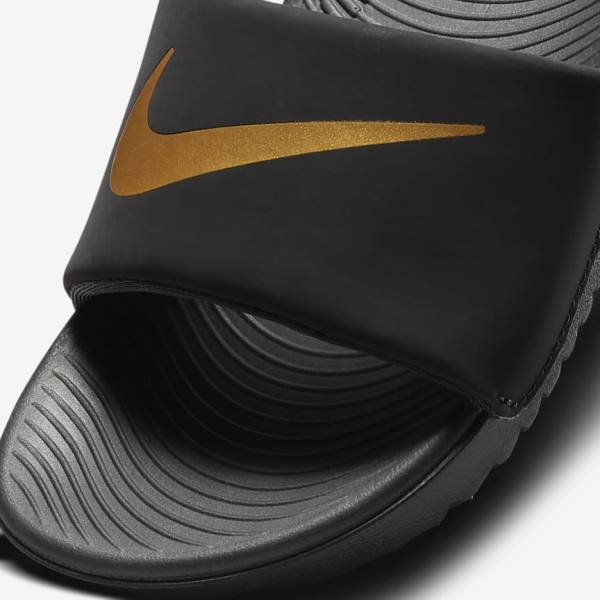 Nike Kawa Older Badelatschen Kinder Metal Gold | NK021NVT