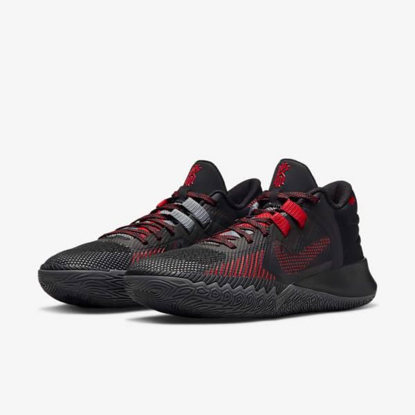 Nike Kyrie Flytrap 5 Basketballschuhe Herren Schwarz Grau Rot | NK569BKF