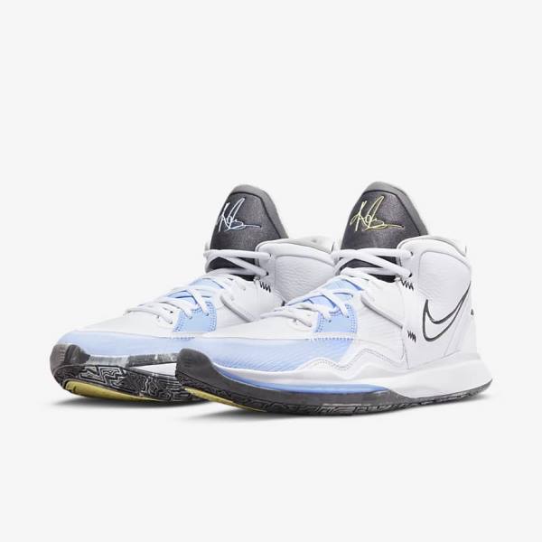 Nike Kyrie Infinity Basketballschuhe Herren Weiß Hellblau Grau | NK831LVU