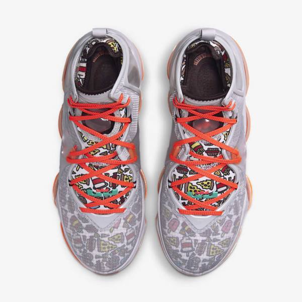 Nike LeBron 19 Basketballschuhe Damen Orange | NK269SOK