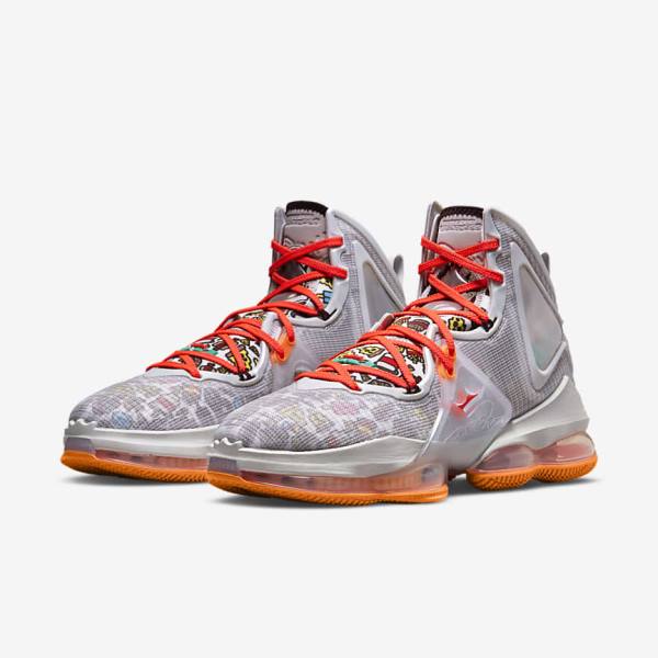 Nike LeBron 19 Basketballschuhe Damen Orange | NK269SOK