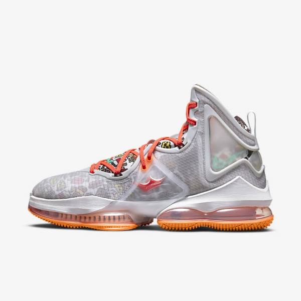 Nike LeBron 19 Basketballschuhe Damen Orange | NK269SOK