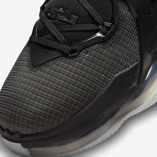 Nike LeBron 19 Basketballschuhe Damen Schwarz Dunkelgrau Grün | NK109ODU