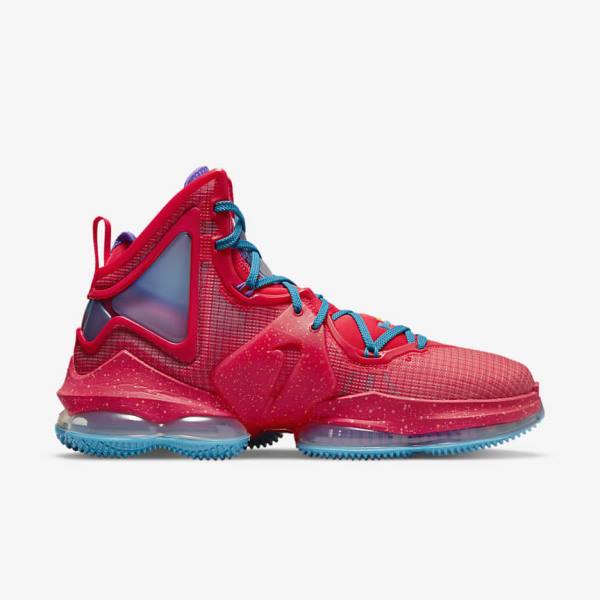 Nike LeBron 19 Basketballschuhe Herren Rot Blau Lila Rot | NK152CTX