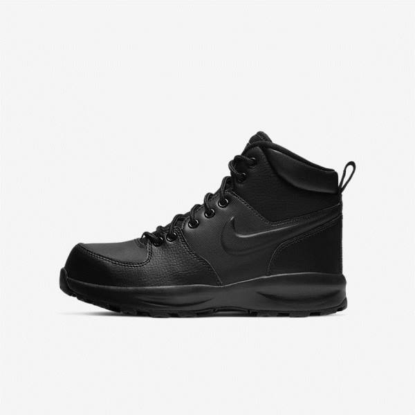 Nike Manoa LTR Older Boot Wanderschuhe Kinder Schwarz | NK309KNG