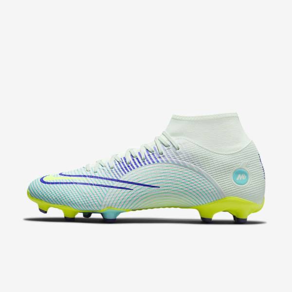 Nike Mercurial Dream Speed Superfly 8 Academy MG Multi-Grounds Fußballschuhe Herren Grün Lila Grün | NK071YFN