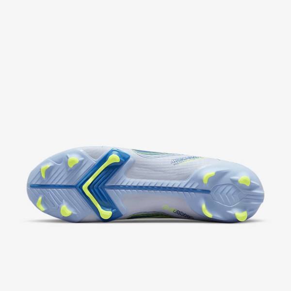 Nike Mercurial Superfly 8 Academy MG Multi-Grounds Fußballschuhe Damen Grau Hellblau Dunkelblau | NK860AQX