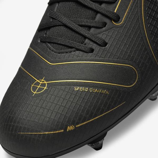 Nike Mercurial Superfly 8 Academy SG-PRO Anti-Clog Traction Soft-Grounds Fußballschuhe Herren Metal Metal Gold | NK931AMH