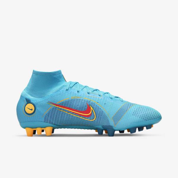 Nike Mercurial Superfly 8 Elite AG Artificial-Grasss Fußballschuhe Herren Orange | NK783XIM