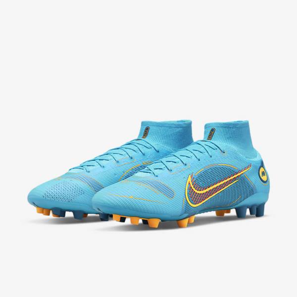 Nike Mercurial Superfly 8 Elite AG Artificial-Grasss Fußballschuhe Herren Orange | NK783XIM