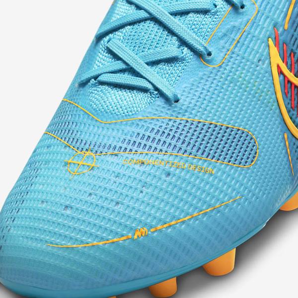 Nike Mercurial Superfly 8 Elite AG Artificial-Grasss Fußballschuhe Herren Orange | NK783XIM