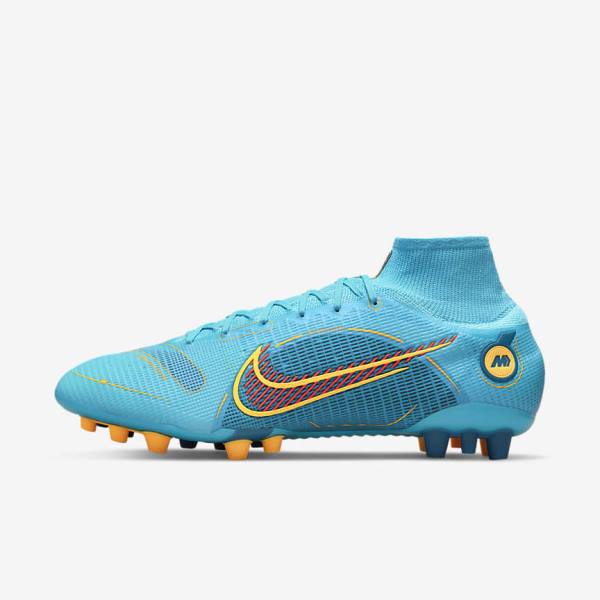 Nike Mercurial Superfly 8 Elite AG Artificial-Grasss Fußballschuhe Herren Orange | NK783XIM