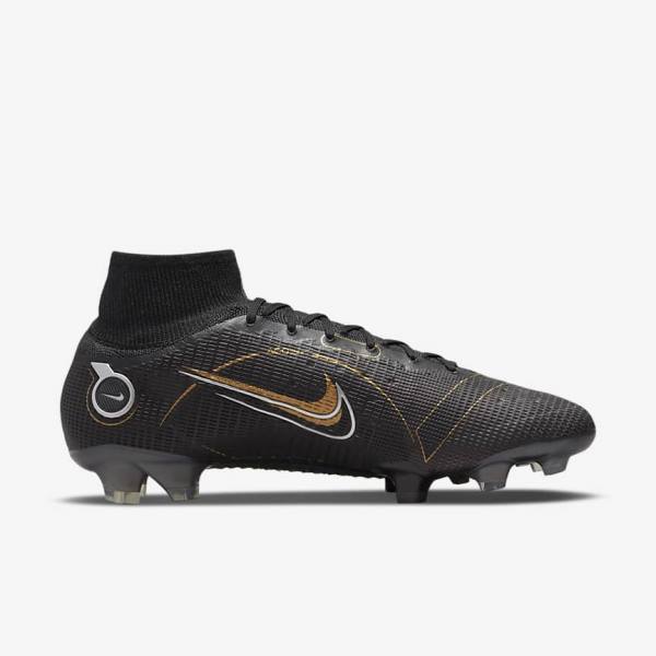 Nike Mercurial Superfly 8 Elite FG Firm-Grounds Fußballschuhe Damen Metal Metal Gold | NK520VZH