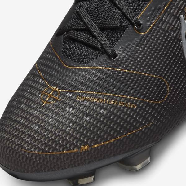 Nike Mercurial Superfly 8 Elite FG Firm-Grounds Fußballschuhe Damen Metal Metal Gold | NK520VZH