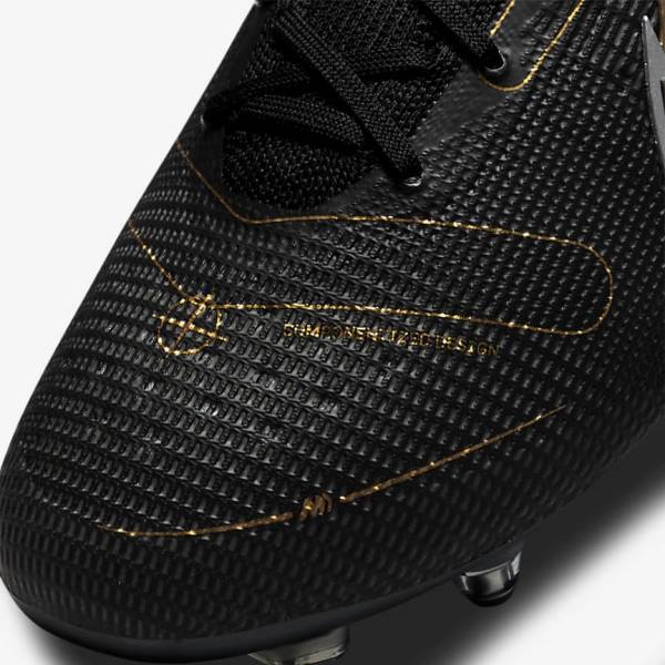 Nike Mercurial Superfly 8 Elite SG-PRO Anti-Clog Traction Soft-Ground Fußballschuhe Damen Metal Metal Gold | NK647HFX