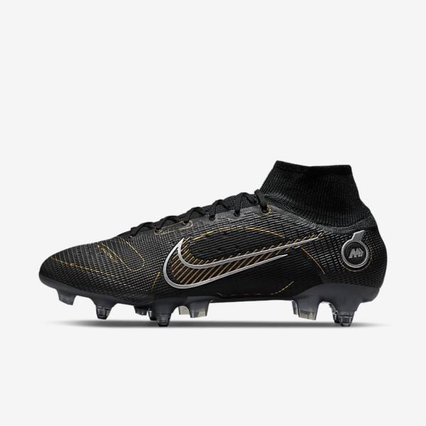 Nike Mercurial Superfly 8 Elite SG-PRO Anti-Clog Traction Soft-Ground Fußballschuhe Damen Metal Metal Gold | NK647HFX