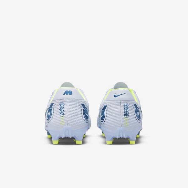 Nike Mercurial Vapor 14 Academy MG Multi-Ground Fußballschuhe Herren Grau Hellblau Blau | NK764TPV