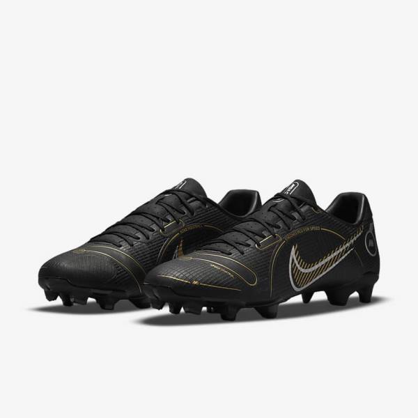 Nike Mercurial Vapor 14 Academy MG Multi-Ground Fußballschuhe Herren Metal Metal Gold | NK937HQB