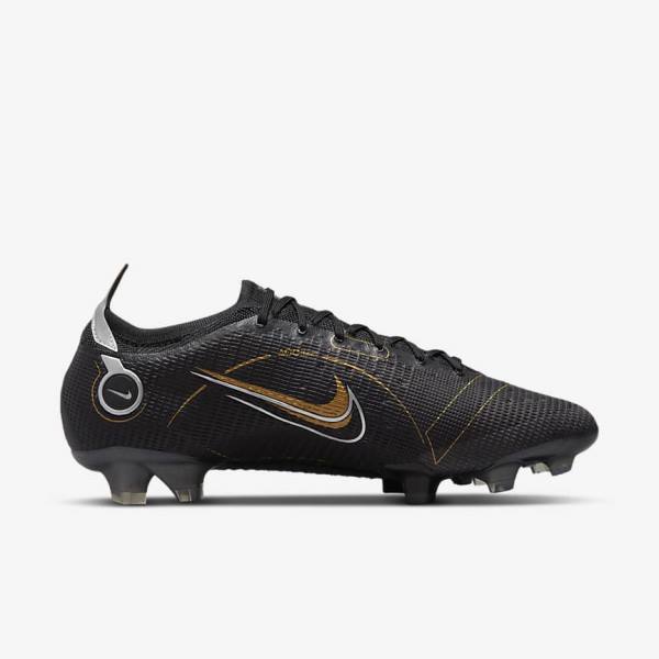 Nike Mercurial Vapor 14 Elite FG Firm-Grounds Fußballschuhe Herren Metal Metal Gold | NK056RHN