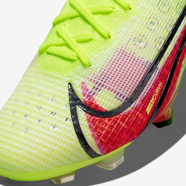 Nike Mercurial Vapor 14 Elite FG Firm-Ground Fußballschuhe Damen Schwarz Hellrot | NK067LHK