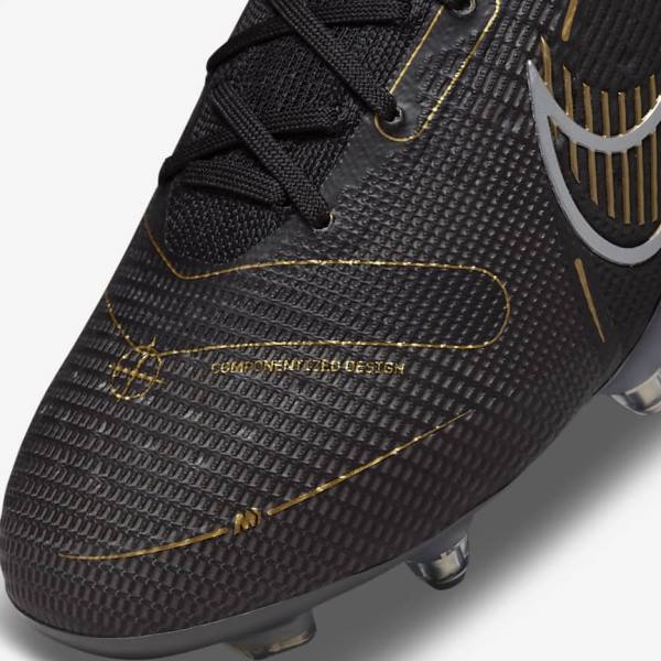 Nike Mercurial Vapor 14 Elite SG-PRO Anti-Clog Traction Soft-Grounds Fußballschuhe Damen Metal Metal Gold | NK672LPJ