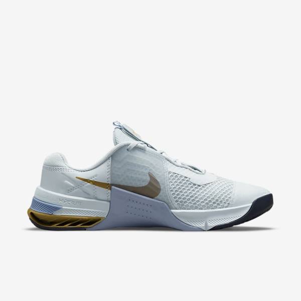 Nike Metcon 7 Sportschuhe Damen Metal Gold | NK271WQK