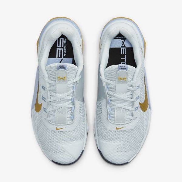 Nike Metcon 7 Sportschuhe Damen Metal Gold | NK271WQK