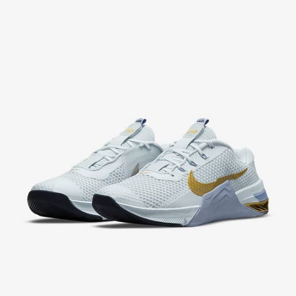 Nike Metcon 7 Sportschuhe Damen Metal Gold | NK271WQK