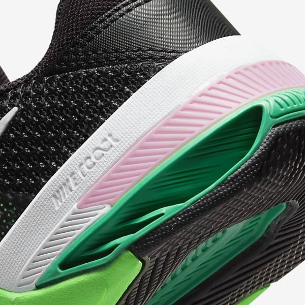 Nike Metcon 7 Sportschuhe Damen Schwarz Grün Rosa Weiß | NK513NCB