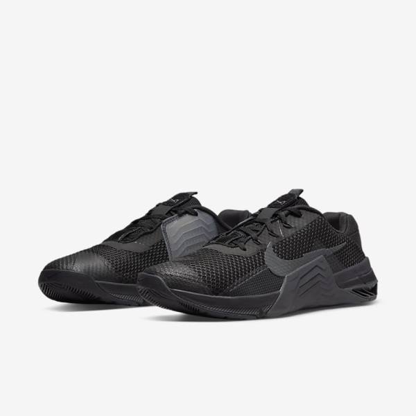 Nike Metcon 7 Sportschuhe Herren Schwarz Dunkelgrau | NK463BOI